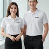 áo polo đồng phục doanh nghiệp màu trắng