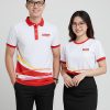 áo 3d màu trắng phối đỏ