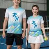 áo 3d thể thao màu xanh trắng
