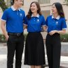 áo đồng phục họp lớp màu xanh dương