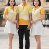 áo họp lớp 20 năm màu vàng