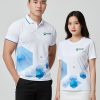 đồng phục 3d màu trắng xanh