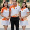 đồng puc họp lớp 20 năm màu trắng cam