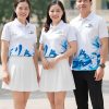 đồng phục họp lớp 20 năm màu trắng xanh