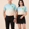 đồng phục polo 3d màu xanh ngọc