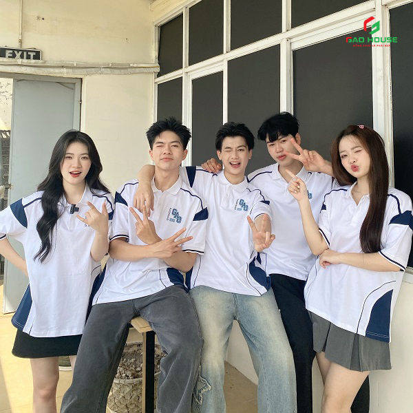 áo lớp màu trắng đẹp