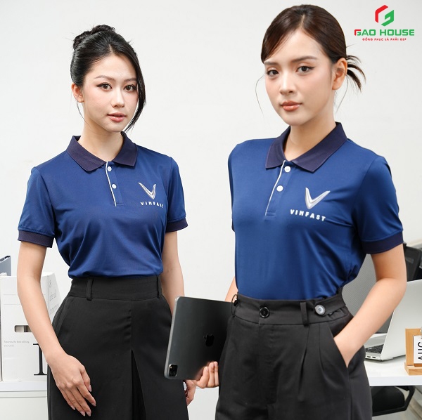 áo polo doanh nghiệp màu tím than