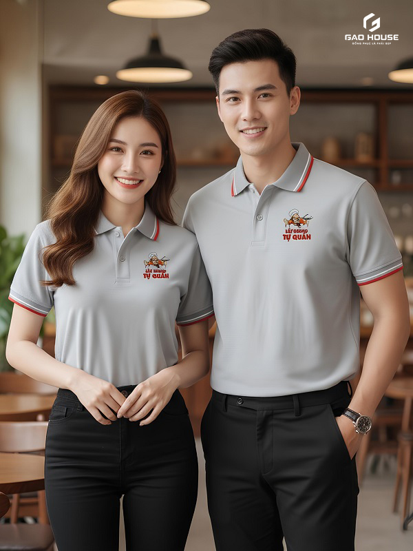 áo polo đồng phục nhà hàng tại quảng ninh