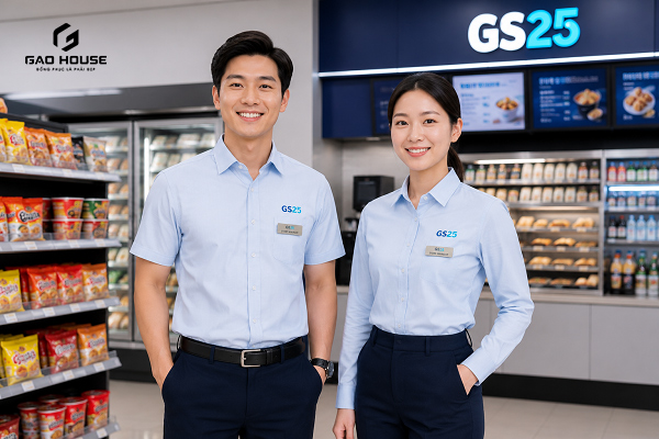 áo sơ mi đồng phục gs25