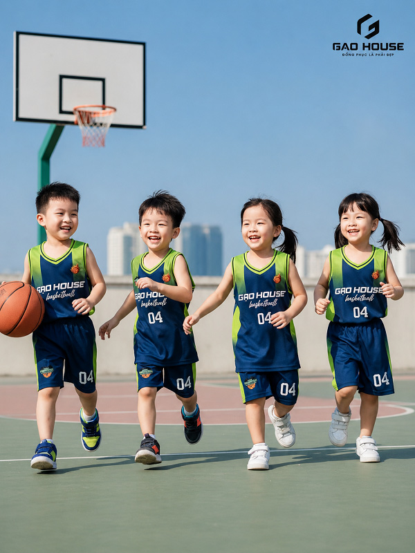 Áo thun cắm trại hè cho học sinh