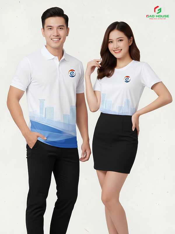 đặt may áo thun đồng phục doanh nghiệp 3d