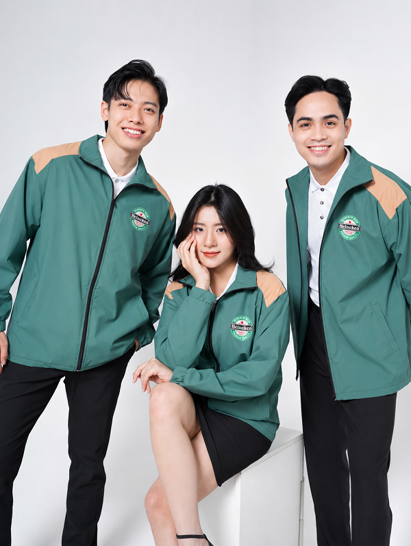 mẫu áo gió đồng phục công ty ở quảng ninh