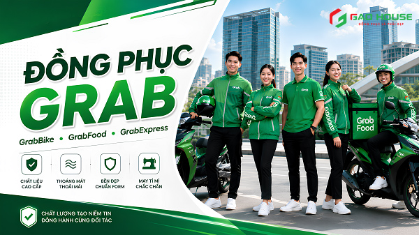 Mẫu đồng phục Grab đẹp
