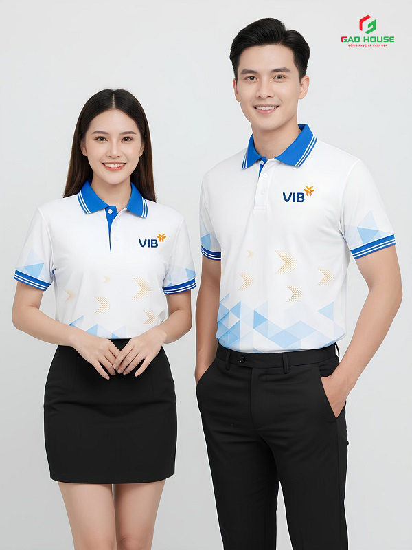 may áo đồng phục ngân hàng