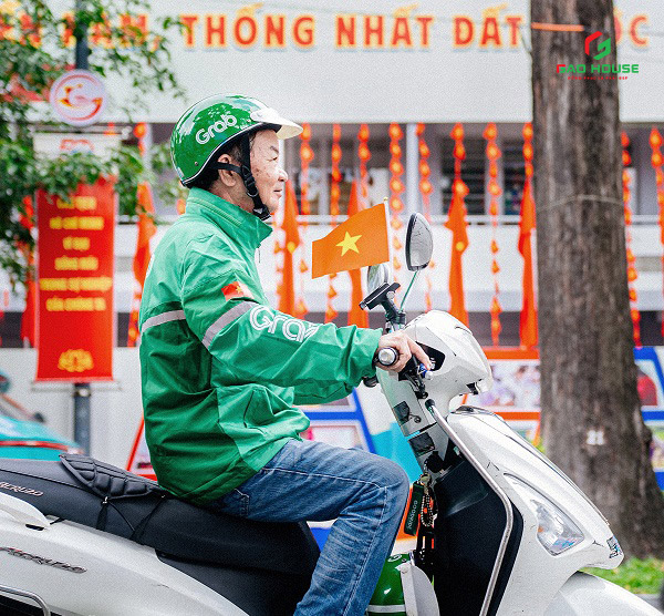mũ bảo hiểm đồng phục grab 