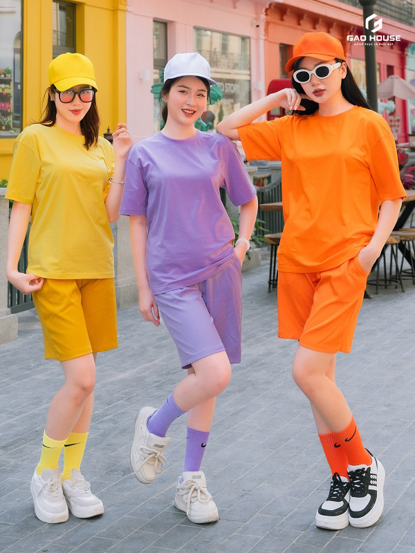 Vải Coolmix may áo nhóm