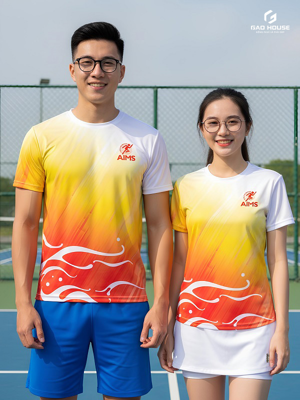 Vải X-Dry may áo thun đồng phục