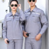 áo đồng phục lao động màu xám