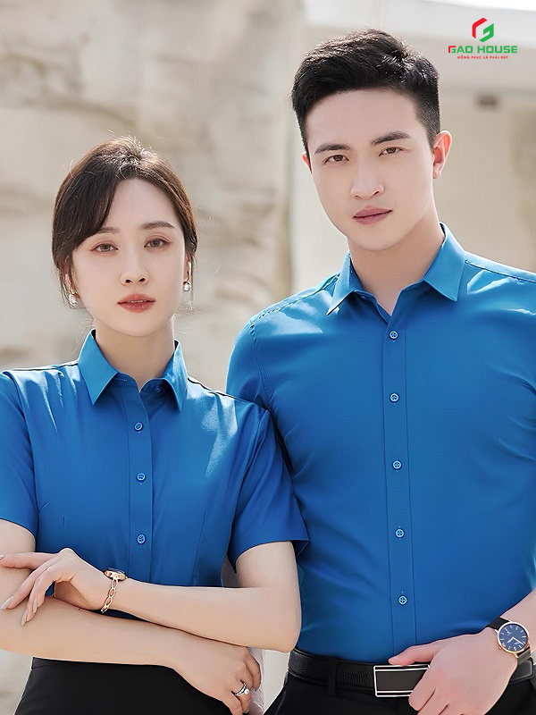 áo sơ mi đồng phục công sở tại thái nguyên