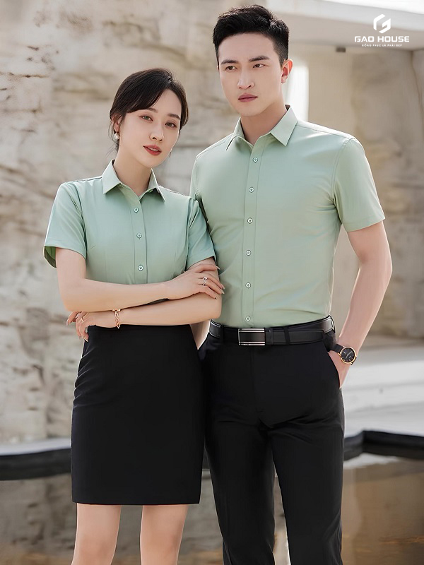 áo sơ mi đồng phục công sở tại vĩnh long
