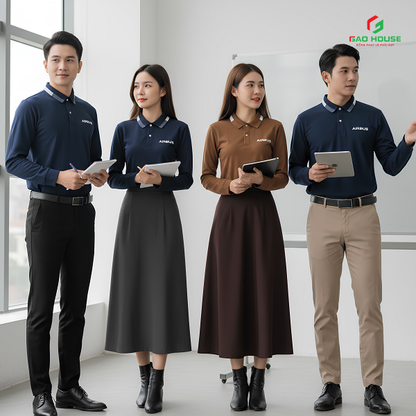 Áo thun đồng phục doanh nghiệp dài tay hà nội
