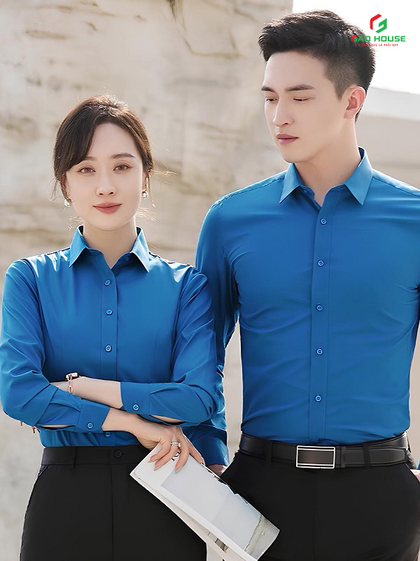 Đặt áo đồng phục sơ mi công sở tại Hưng Yên