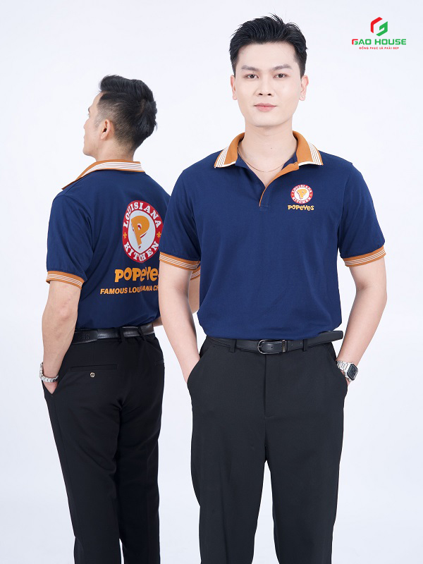 Đồng phục nhà hàng màu tím than