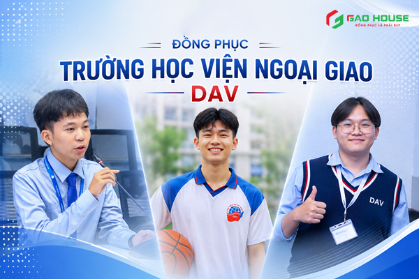 áo đòng phục trường học viện ngoại giao