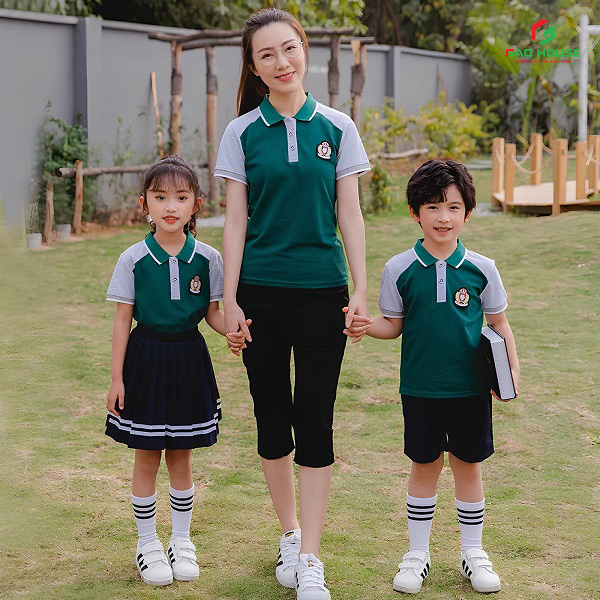 Áo thun polo đồng phục giáo viên mầm non
