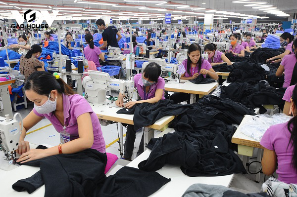xưởng may áo đồng phục đẹp tại hải phòng