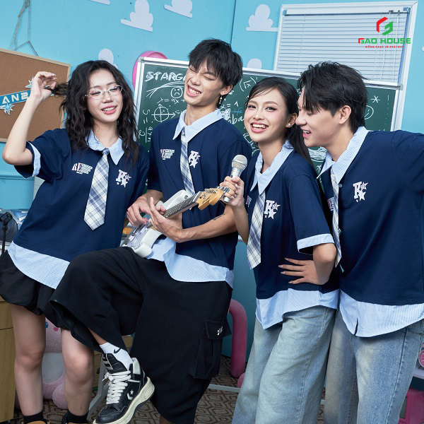 áo đồng phục đại học hồng bàng đẹp