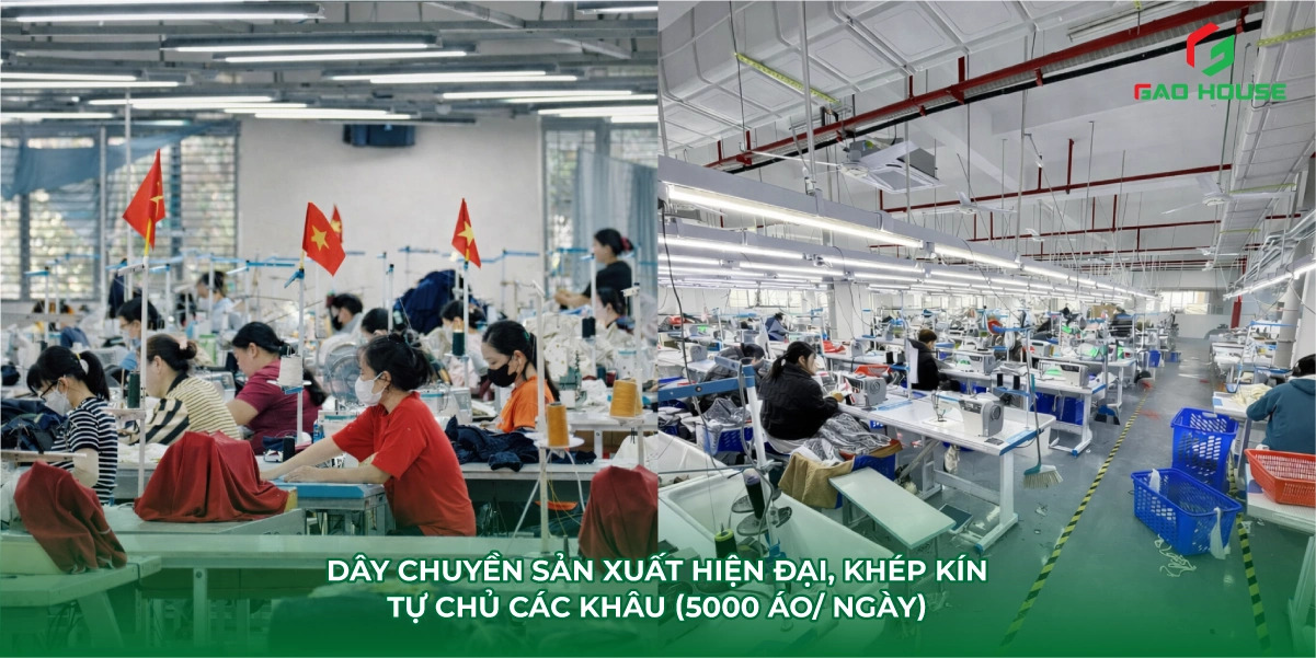 Nhà máy đồng phục Gạo House