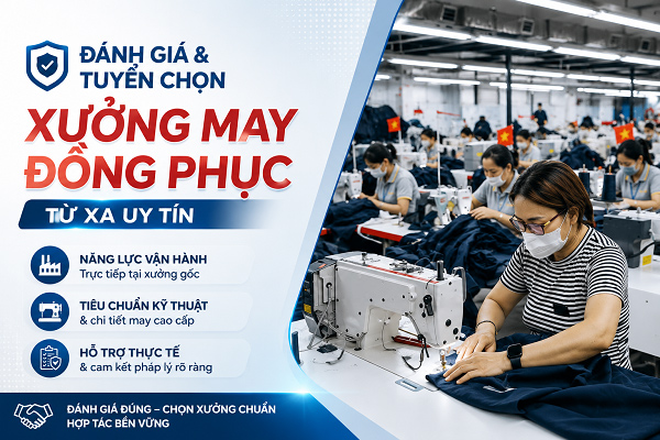 xưởng may áo đồng phục doanh nghiệp uy tín tại quảng bình