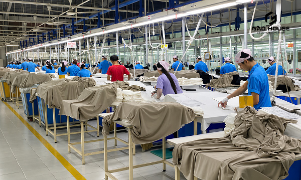 xưởng may áo thun đồng phục công ty tại điện biên