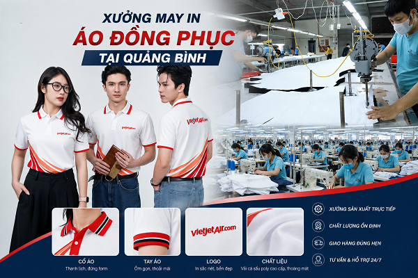 xưởng may đồng phục tại quảng bình