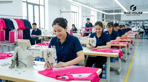 xưởng may in áo đồng phục giá rẻ tại vĩnh phúc