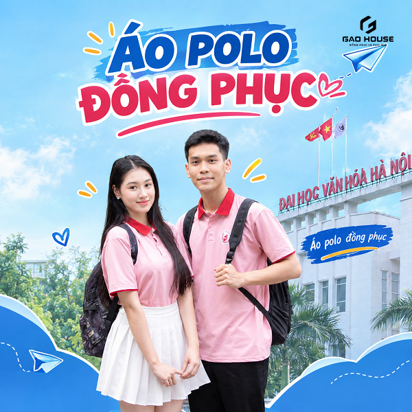 áo polo đồng phục đại học văn hóa hà nội