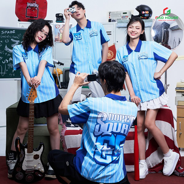 đặt may áo đồng phục lớp đại học điện lực