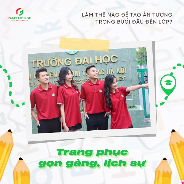 đồng phục đại học tài nguyên môi trường hà nội