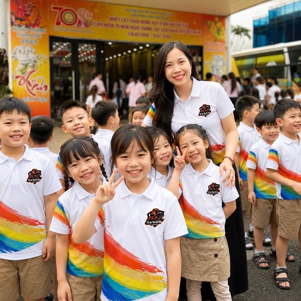 đồng phục giáo viên mầm non