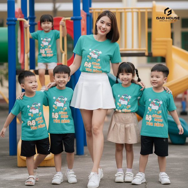 mẫu áo đồng phục giáo viên mầm non đẹp