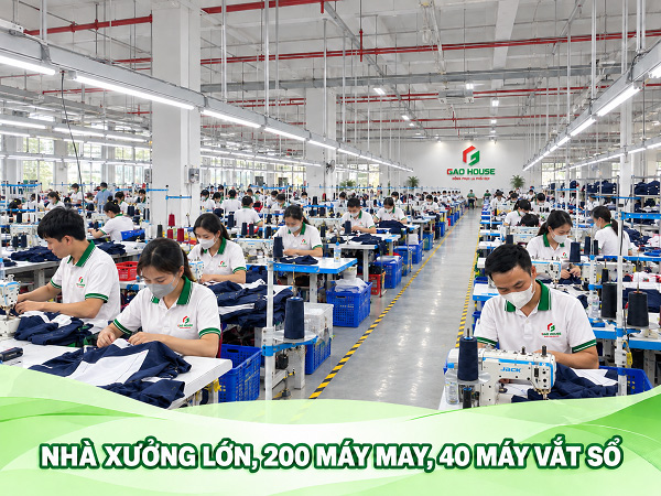 xưởng may áo đồng phục giáo viên mầm non